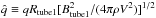 \hbox{$\hat{q}\equiv qR_{\rm tube1} [ B_{\rm tube1}^{2}/(4\pi\rho V^{2})]^{1/2}$}