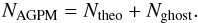 \begin{eqnarray} N_{\rm AGPM}=N_{\rm theo} + N_{\rm ghost}. \label{eq:Nagpm} \end{eqnarray}