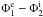 \hbox{$\Phi^{\mathrm{e}}_1-\Phi^{\mathrm{i}}_2$}