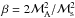 \hbox{$\beta = 2{\cal M}^2_\mathrm{A} / {\cal M}^2_\mathrm{s}$}
