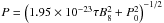 \hbox{$\dot P = 9.77 \times 10^{-24} B_8^2 / P$}