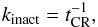 \begin{eqnarray} \label{cav4} k_{\rm inact}=t^{-1}_{\rm CR}, \end{eqnarray}