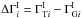 \hbox{$\Delta\Gamma_i^{\rm I} = \Gamma_{\mathrm{T}i}^{\rm I}-\Gamma_{\mathrm{G}i}^{\rm I}$}