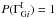 \hbox{$P(\Gamma_{\mathrm{G}i}^{\rm I})=1$}
