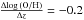 \hbox{$\frac{\Delta \rm log\,(O/H)}{\Delta z}=-0.2$}