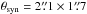 \hbox{$\theta_{\rm syn}=2\farcs1\times1\farcs7$}