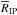 \hbox{$\overline{R}_{\rm IP}$}