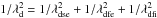 \hbox{$1/\lambda_{\rm d}^2=1/\lambda_{\rm dse}^2 + 1/\lambda_{\rm dfe}^2 + 1/\lambda_{\rm dfi}^2$}