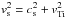 \hbox{$v_{\rm s}^2=c_{\rm s}^2 + \vti^2$}