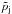 \hbox{$\tilde p_{\rm j}$}