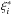 \hbox{$\xi_{i}^{*}$}