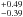 \hbox{$^{+0.49}_{-0.39}$}