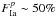 \hbox{$F_{\rm Ia}^p \sim 50\%$}