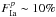 \hbox{$F_{\rm Ia}^p \sim 10\%$}