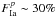 \hbox{$F_{\rm Ia}^p \sim 30\%$}