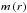 \hbox{$m\left(r\right)$}