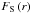 \hbox{$F_{\rm S}\left(r\right)$}