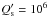 \hbox{$Q^{\prime}_{\rm s}=10^{6}$}