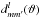 \hbox{$d^l_{mm'}(\vartheta)$}