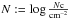 \hbox{$N:=\log\frac{N\mathrm{c}}{\mathrm{cm^{-2}}}$}