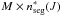 \hbox{$ M \times n_{\rm seg}^{*}(J)$}