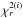 \hbox{$\chi_r^{2(i)}$}