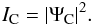\begin{eqnarray} I_{\rm C} = |\Psi_{\rm C}|^2. \label{eq:intensity_C} \end{eqnarray}