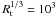 \hbox{$R_{\rm t}^{1/3} = 10^3$}