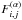\hbox{$F_{i, j}^{(\alpha)}$}