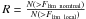 \hbox{$R = {N(>F_{\rm lim~nominal}) \over N(>F_{\rm lim~local})}$}