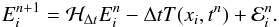 \begin{eqnarray} E^n_i = U^n_i - u(x_i, t^n). \end{eqnarray}