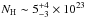 \hbox{$N_{\rm H}\sim5^{+4}_{-3}\times 10^{23}$}