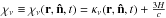\hbox{$\chi_\nu \equiv \chi_\nu (\vec r,\vec{\hat{n}},t) = \kappa_\nu (\vec r,\vec{\hat{n}},t) + \frac{3H}{c}$}