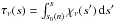 \hbox{$\tau_\nu(s)= \int_{s_0(n)}^{s} \chi_\nu(s')\,{\rm d} s'$}