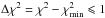 \hbox{$\Delta \chi^2 = \chi^2 - \chi_{\rm min}^2 \leqslant 1$}