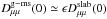 \hbox{$D^{\rm g-ms}_{\mu\mu}(0) \simeq \epsilon D ^{\rm slab}_{\mu\mu}(0)$}