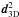 \hbox{$\boldsymbol{d}^2_{\rm{3D}}$}