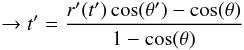 \hbox{$r^\prime(t^\prime)=\sqrt{\boldsymbol{r}^{\prime 2}(t^\prime)}$}