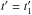 \hbox{$t^\prime=t^\prime_1$}