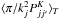 \hbox{$\langle\pi/k_j^2 P^K_{jj'}\rangle_T$}