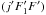 \hbox{$(j'F'_1F')$}