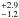 \hbox{$^{+2.9}_{-1.2}$}