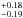\hbox{$^{+0.18}_{-0.19}$}