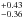 \hbox{$^{+0.43}_{-0.36}$}