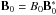 \hbox{$\vec{B}_{0}=B_{0}\vec{B}_{0}^{*}$}