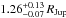 \hbox{$1.26^{+0.13}_{-0.07}\,R\ind{Jup}$}