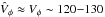 \hbox{$\hat V_\phi \approx V_\phi \sim 120{-}130$}
