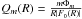 \hbox{$Q_m(R)={m \Phi_m \over R | F_0(R) |}$}