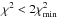 \hbox{$\chi^2<2 \chi^2_{\rm min}$}