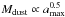 \hbox{$M_{\rm dust} \propto a_{\max}^{0.5}$}